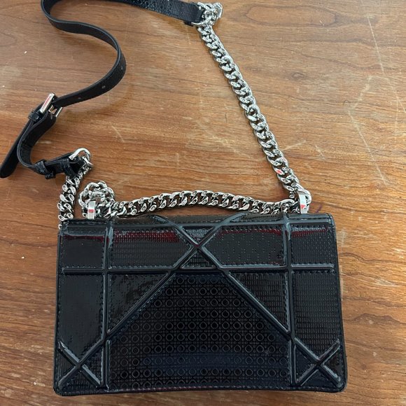 Discontinued Black Christian Dior Diorama Flap bag - Picture 3 of 4